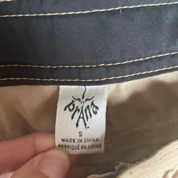 prAna Stretch Zion Straight Men's Khaki Tan Nylon Hiking Utility Tech Pants Sz S - Picture 5 of 6